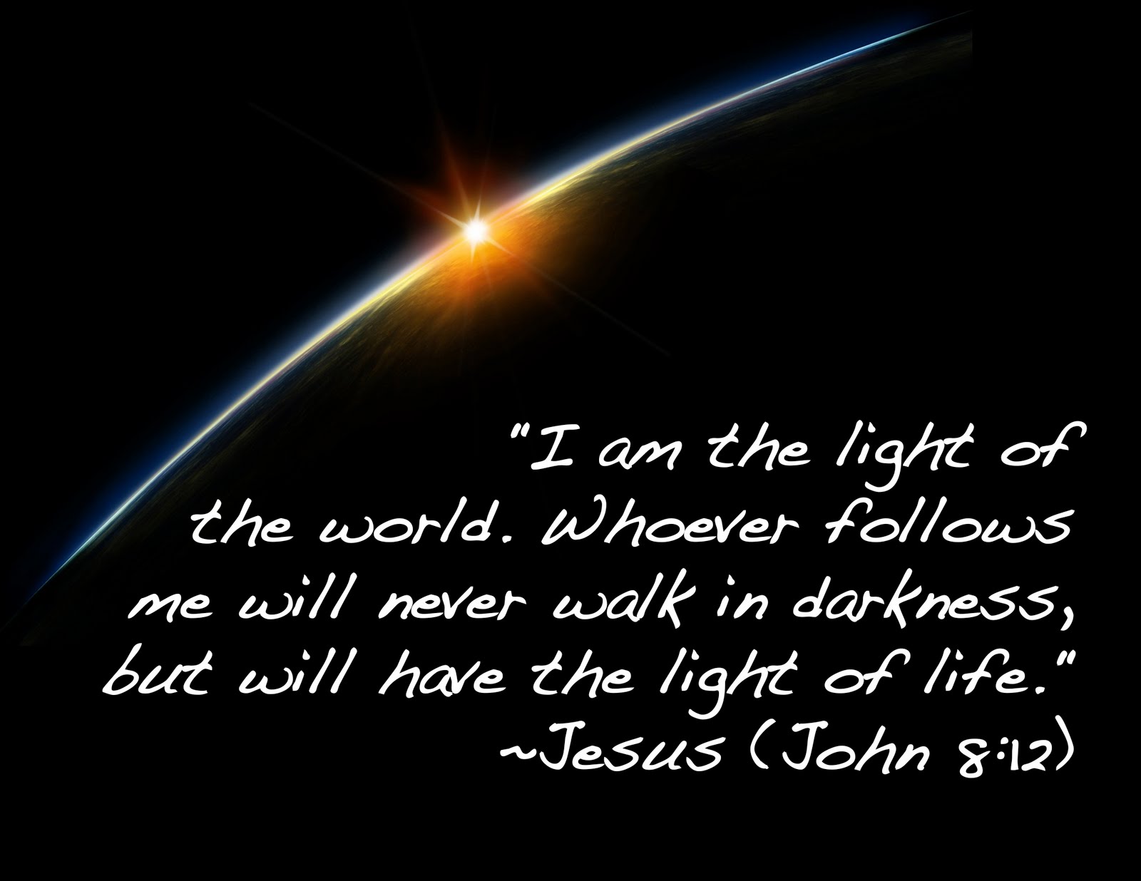 Image result for jesus is the light in the darkness
